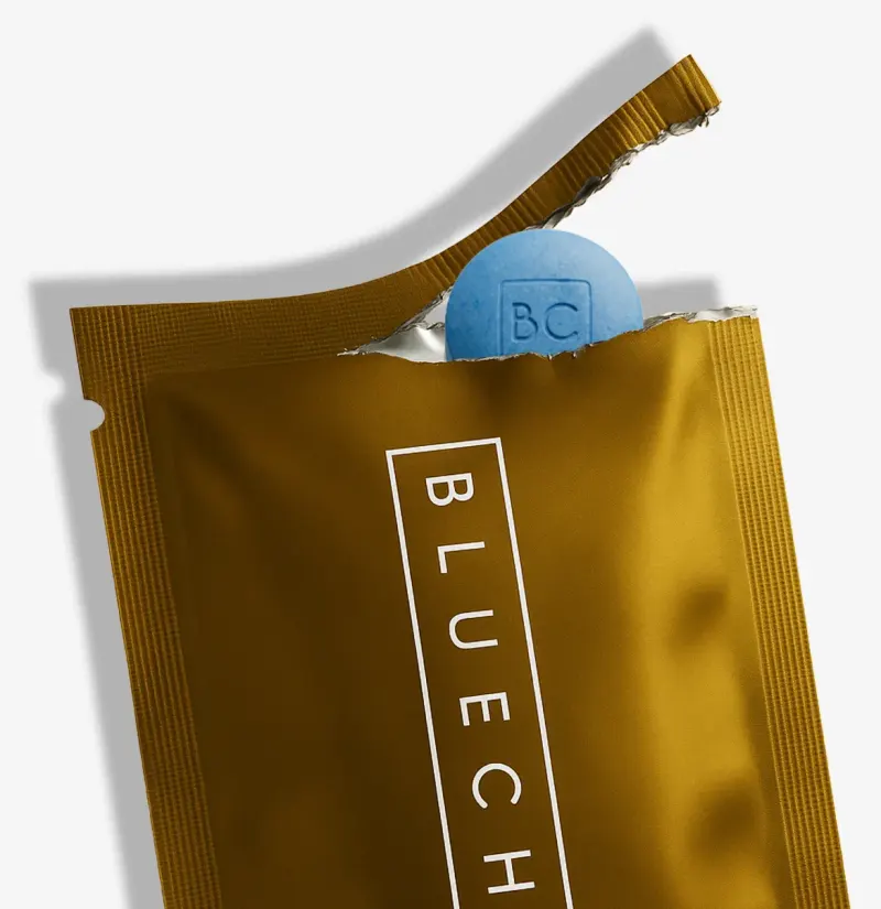 BlueChew GOLD chewable tablet strength comparison