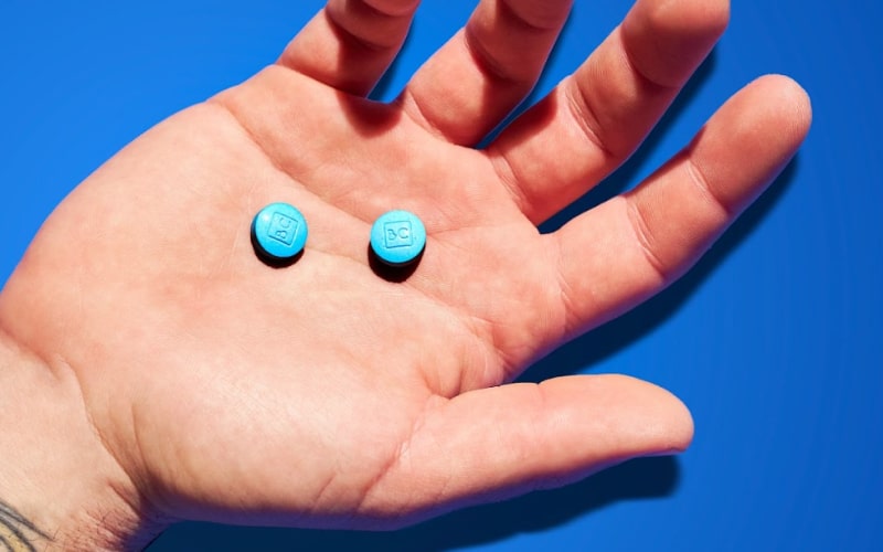 bluechew pills on hand